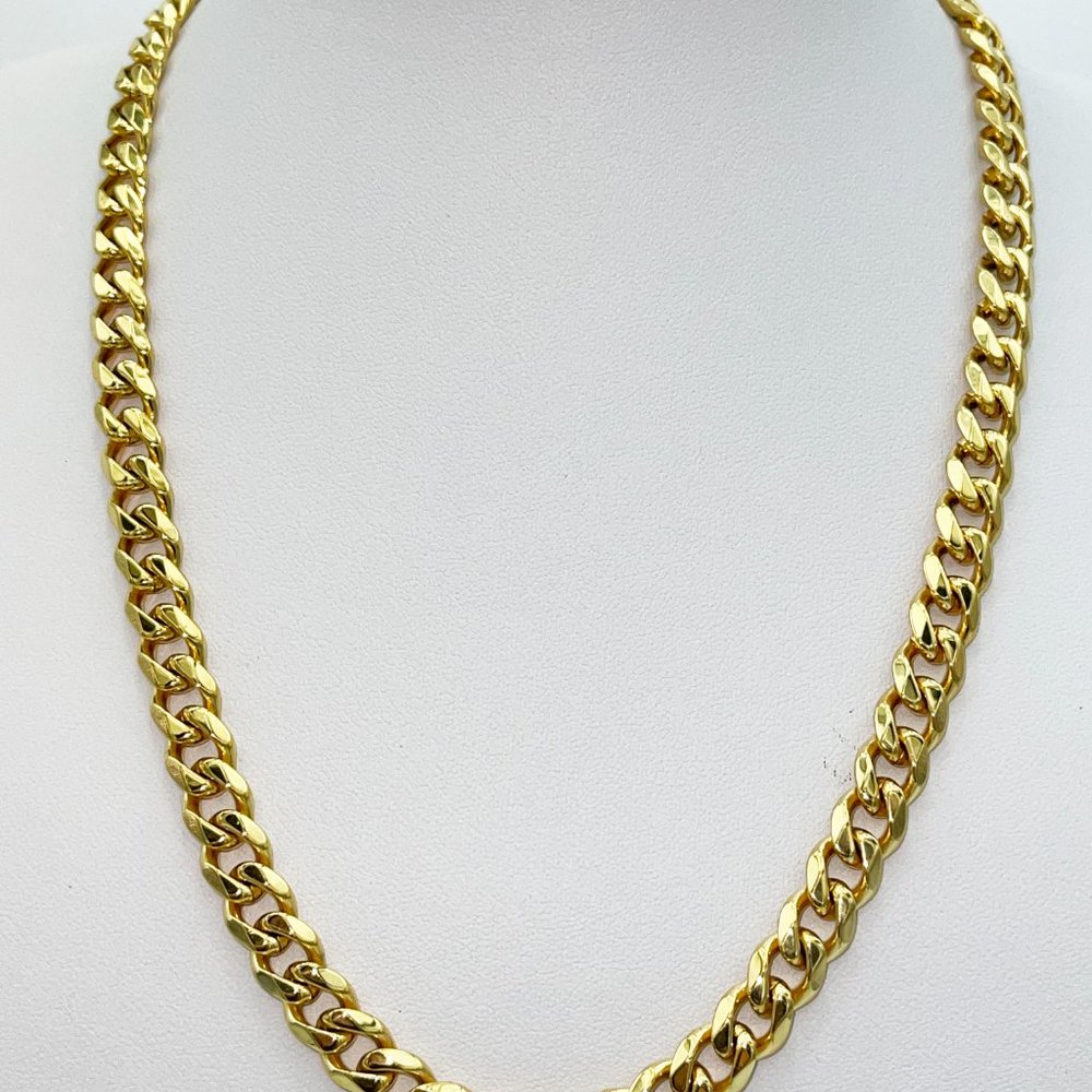 Stainless Steel Miami Cuban Chain  9mm